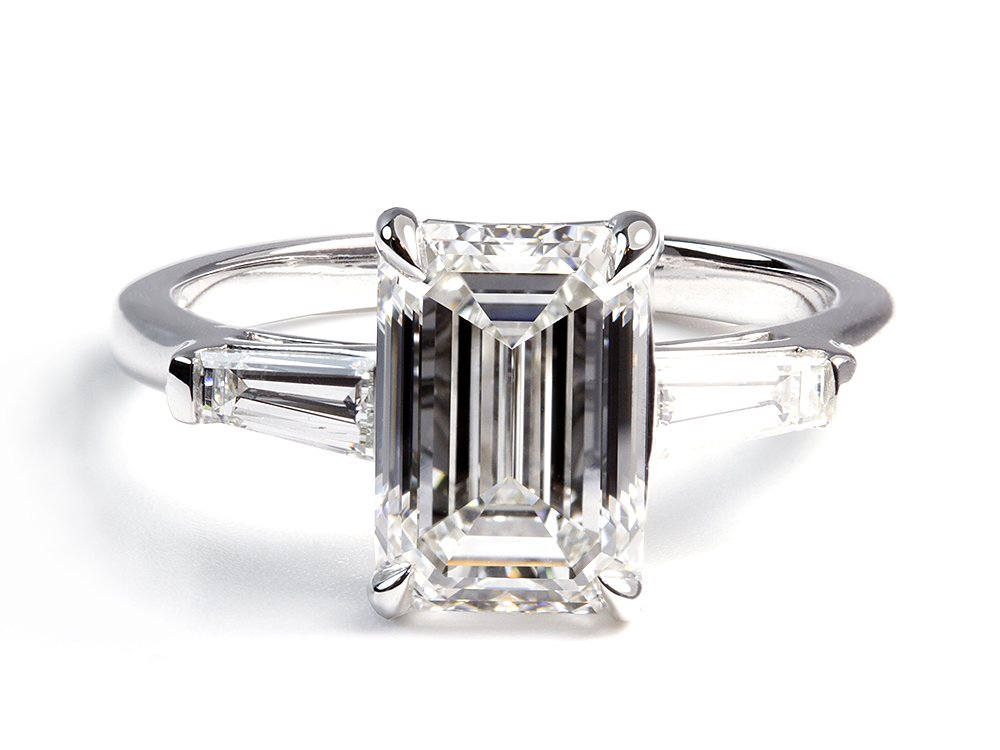 petite pave engagement rings